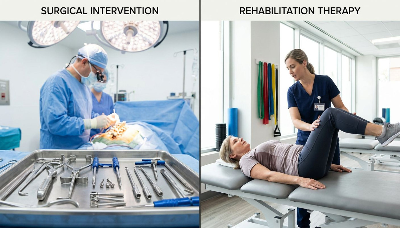 Comparaison des traitements chirurgicaux et non chirurgicaux pour les hernies discales